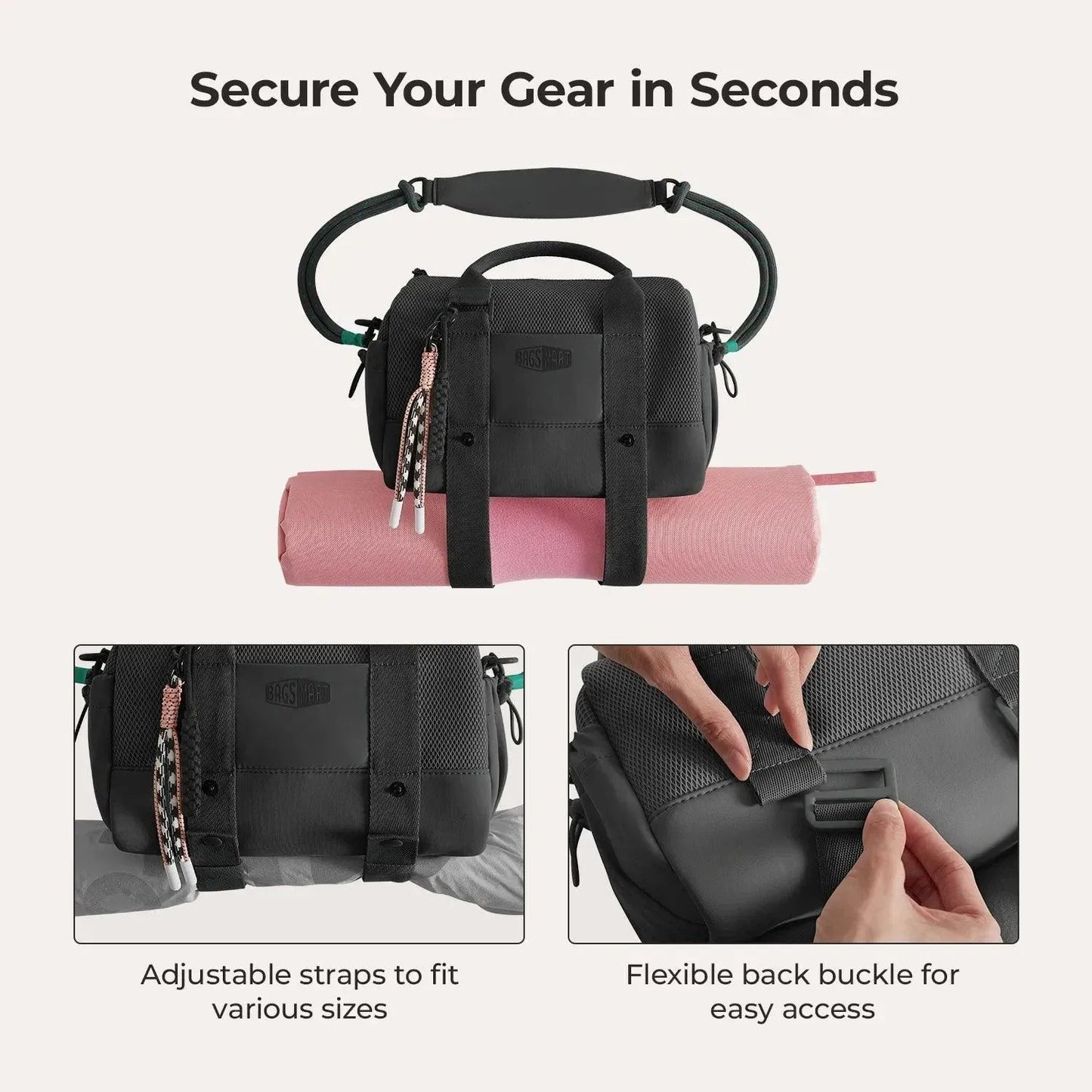 (FREE GIFT) 5.5L Mini Gym Duffle Bag