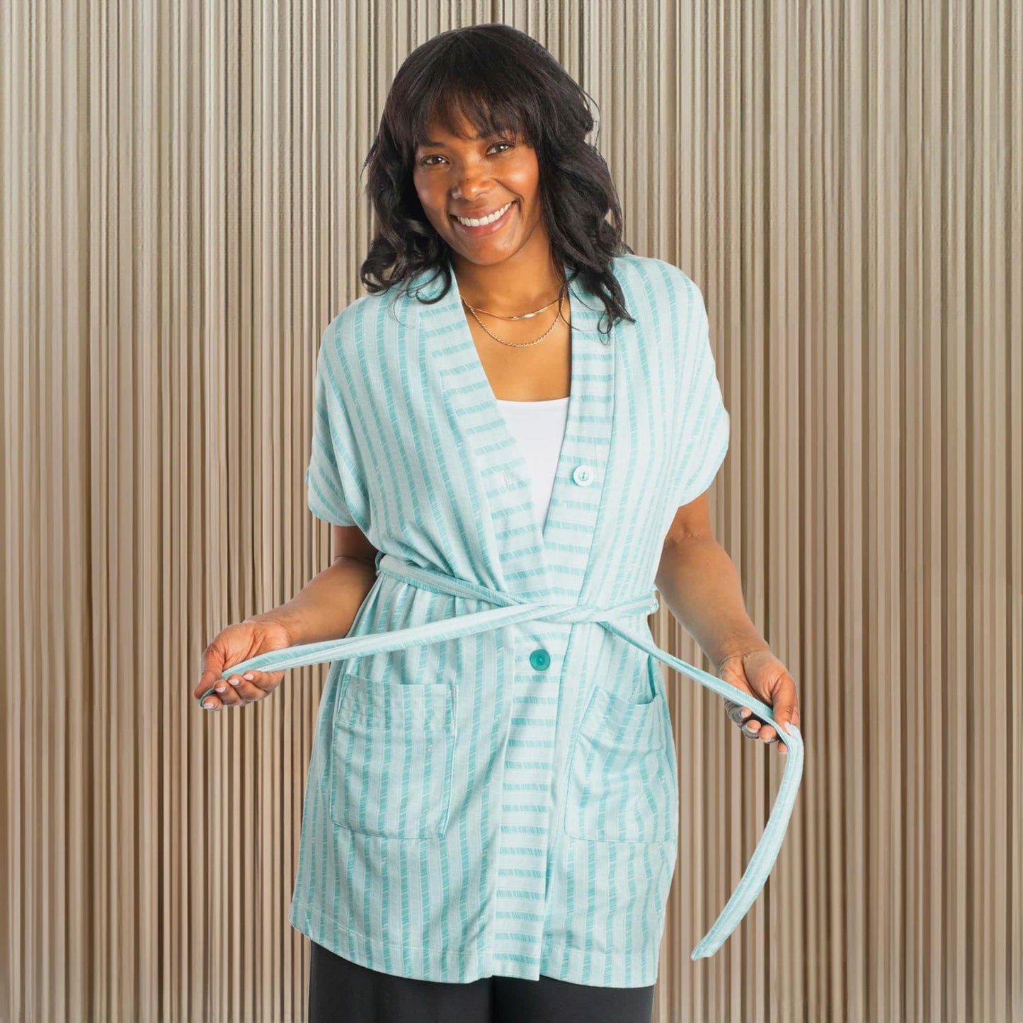 Sashay Lounge Wrap Vest