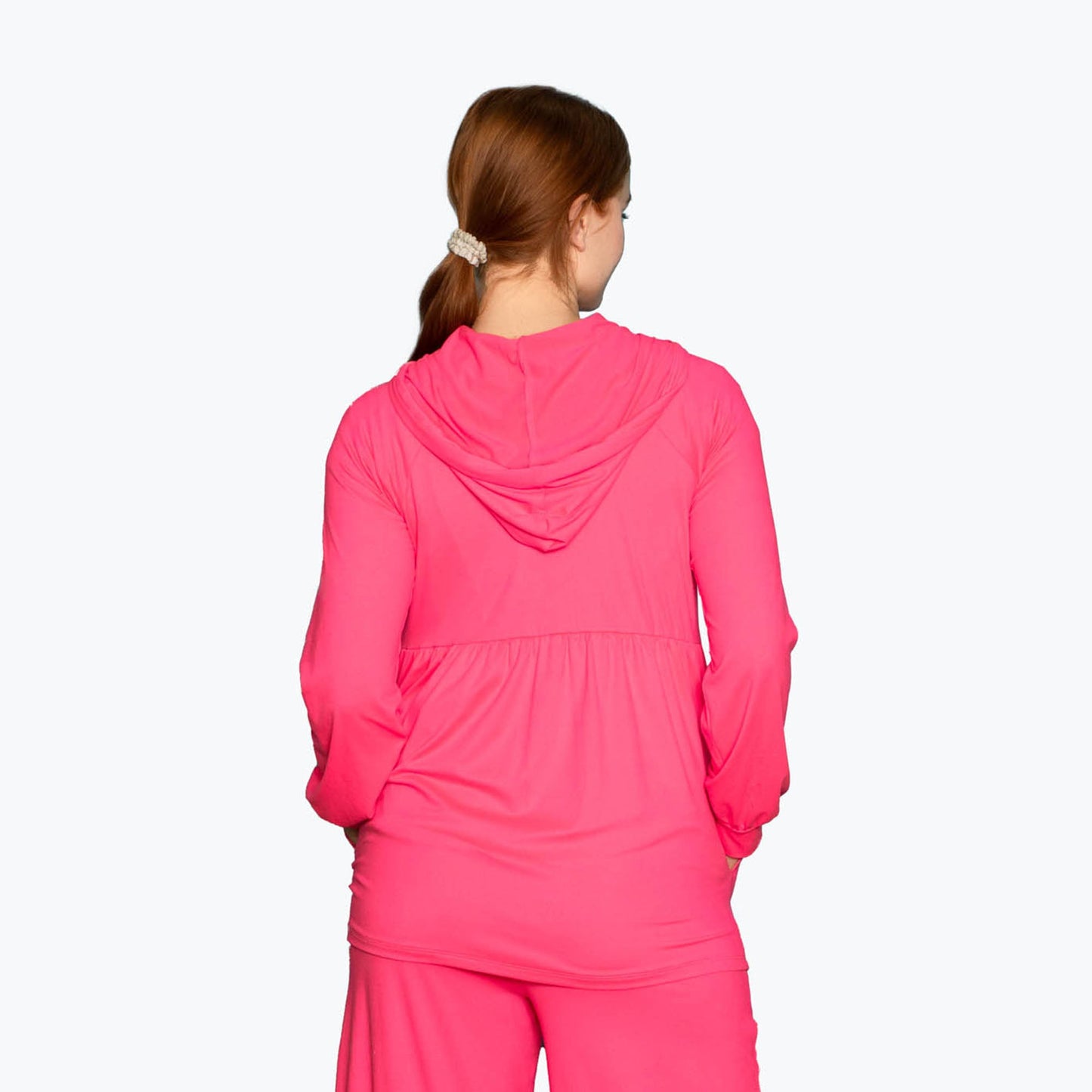 Shimmy Brushed Jersey Zip Up