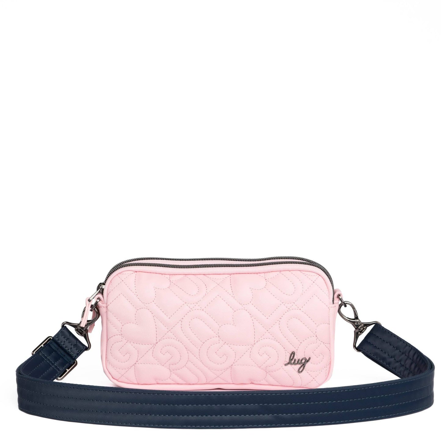 Adjustable Webbed Satin Luxe VL Bag Strap - 1.25