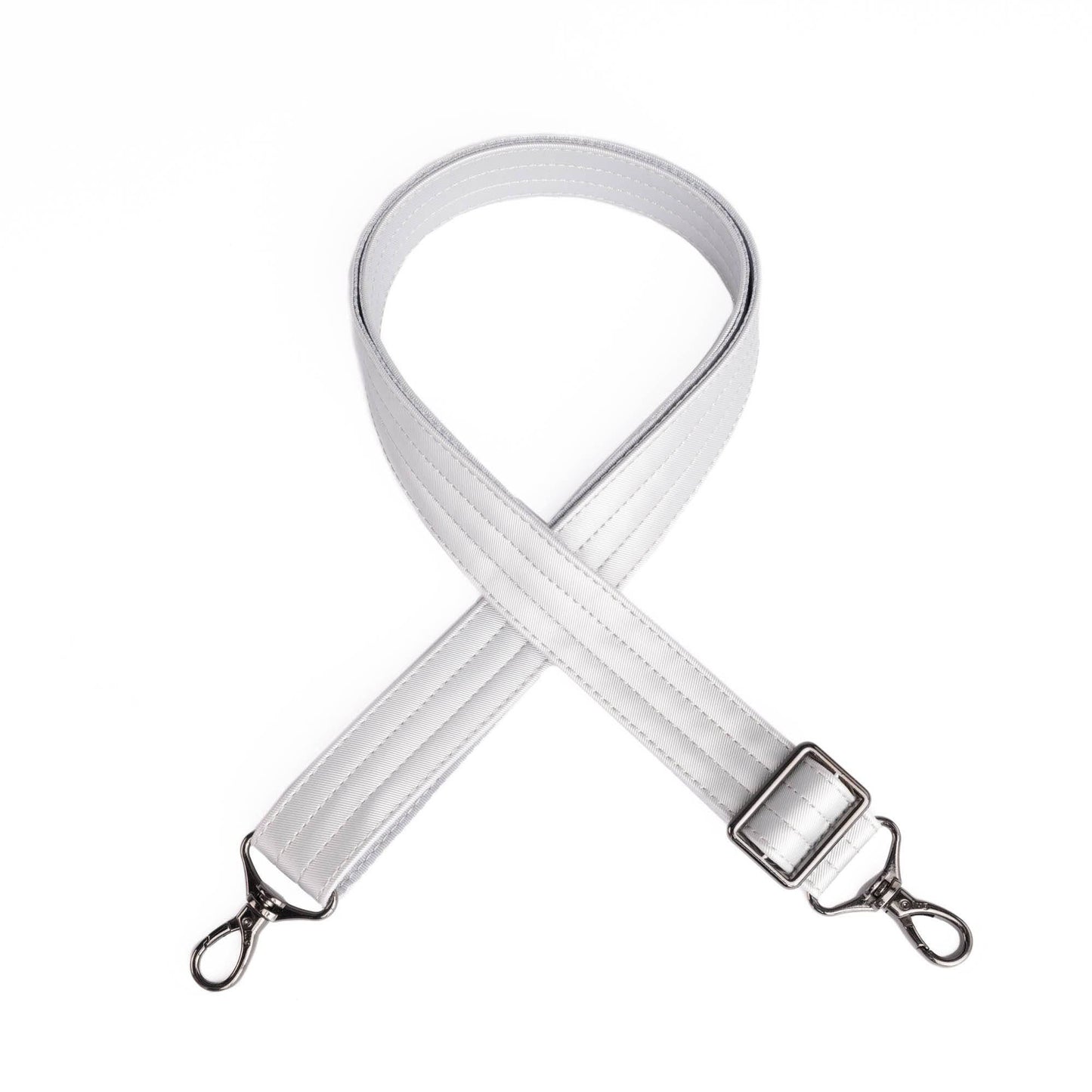 Adjustable Webbed Satin Luxe VL Bag Strap - 1.25