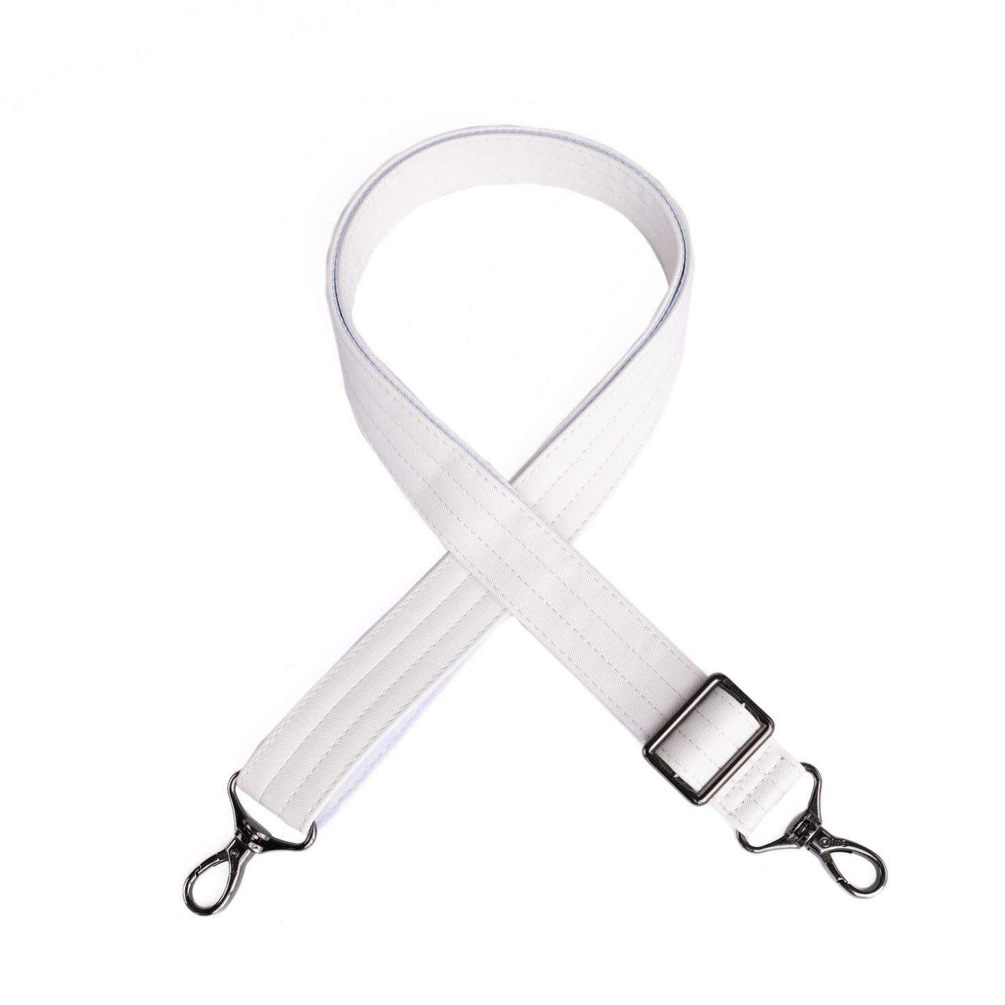 Adjustable Webbed Satin Luxe VL Bag Strap - 1.25