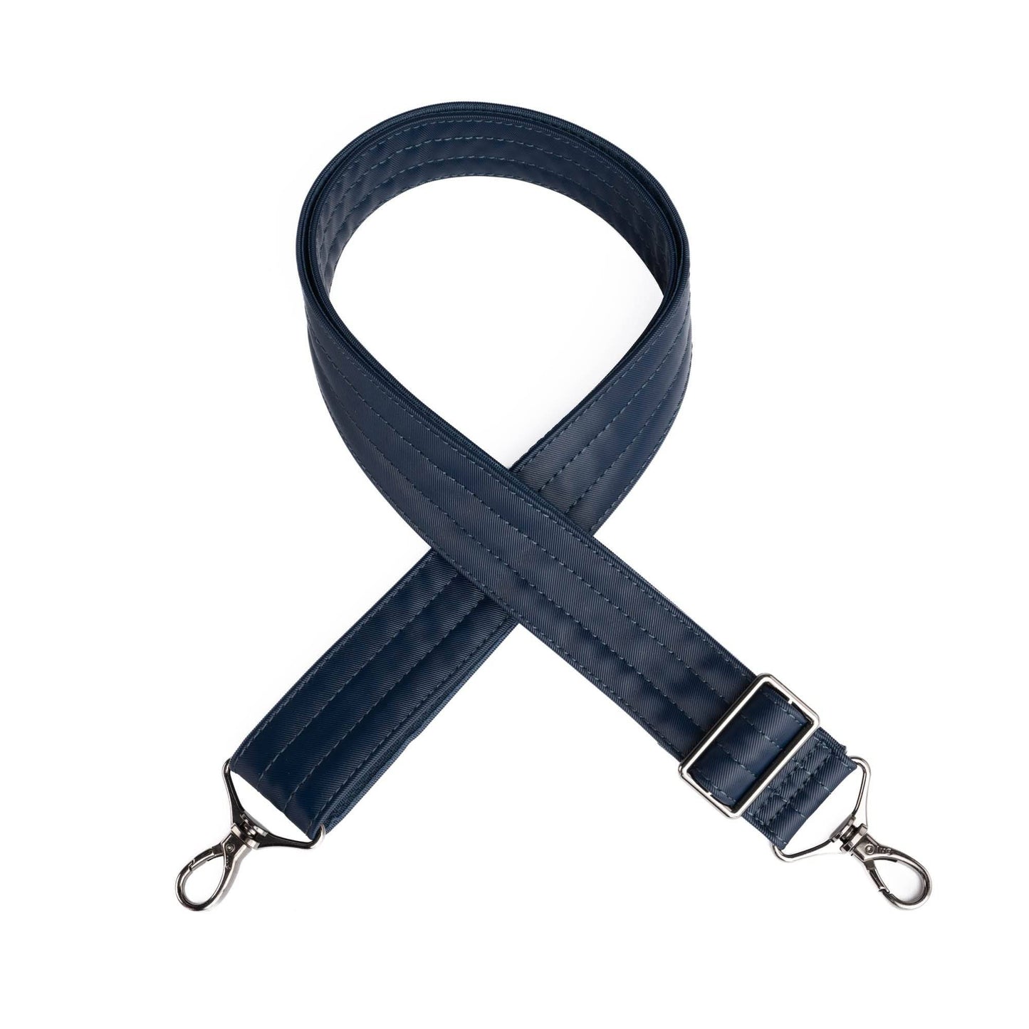 Adjustable Webbed Satin Luxe VL Bag Strap - 1.5