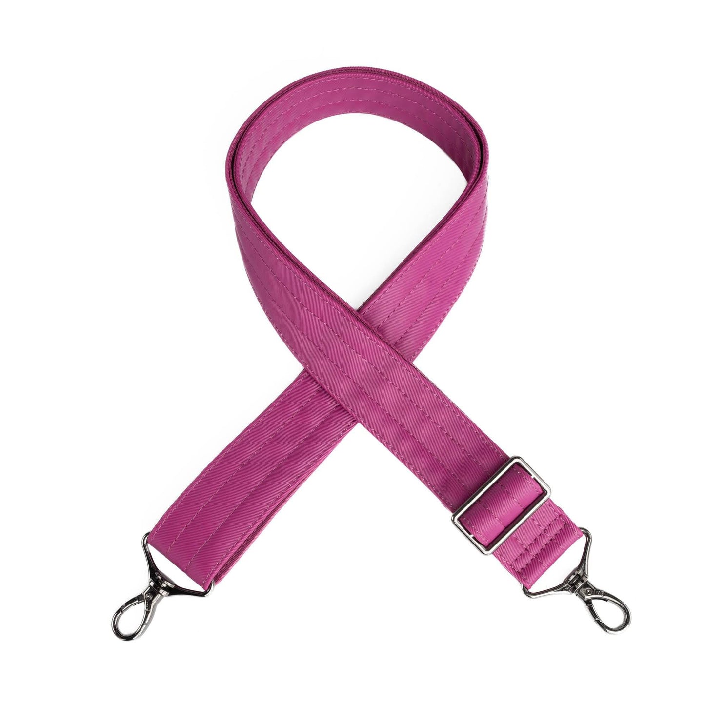 Adjustable Webbed Satin Luxe VL Bag Strap - 1.5