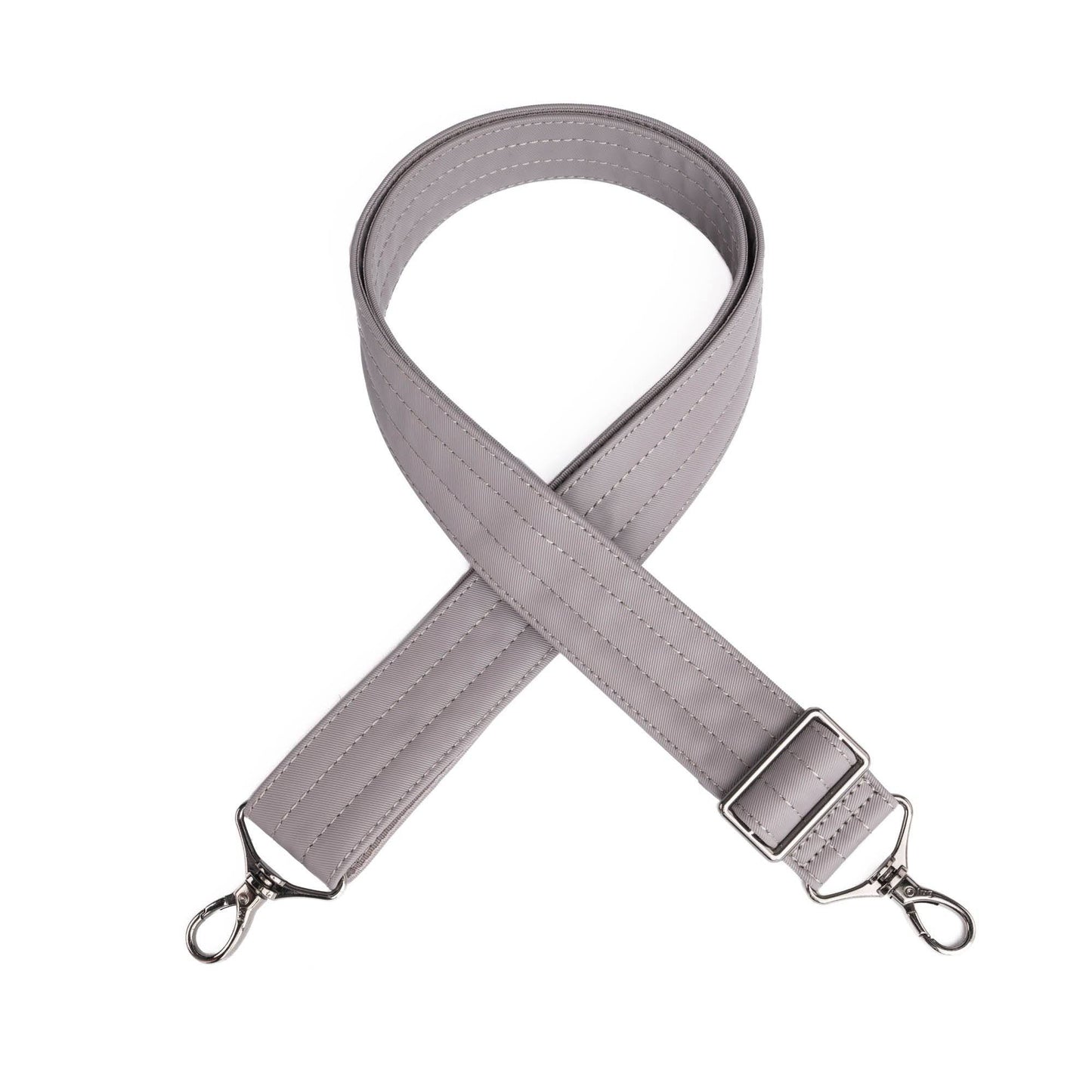 Adjustable Webbed Satin Luxe VL Bag Strap - 1.5