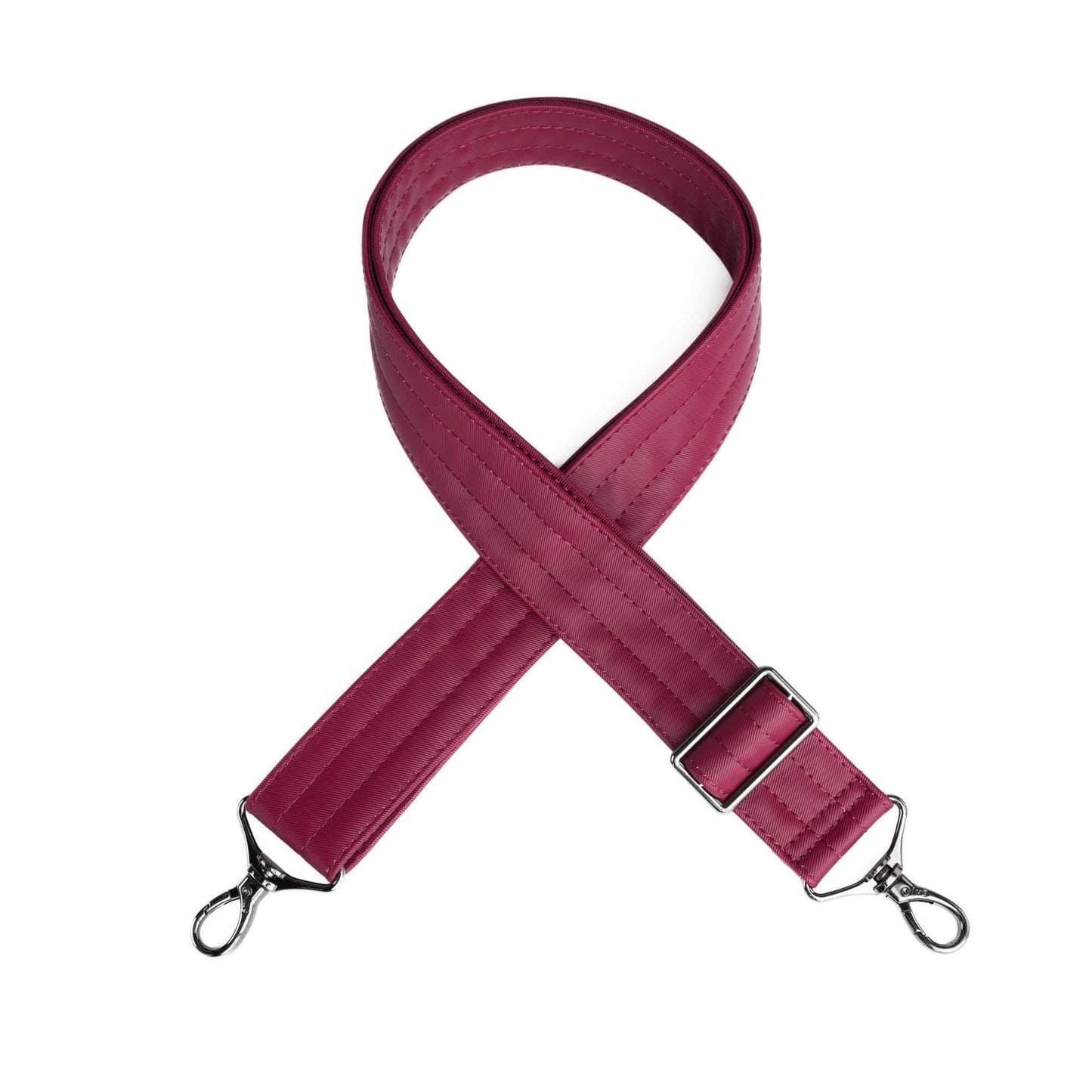 Adjustable Webbed Satin Luxe VL Bag Strap - 1.5