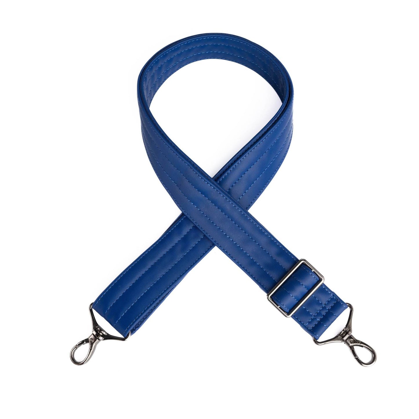 Adjustable Webbed Satin Luxe VL Bag Strap - 1.5
