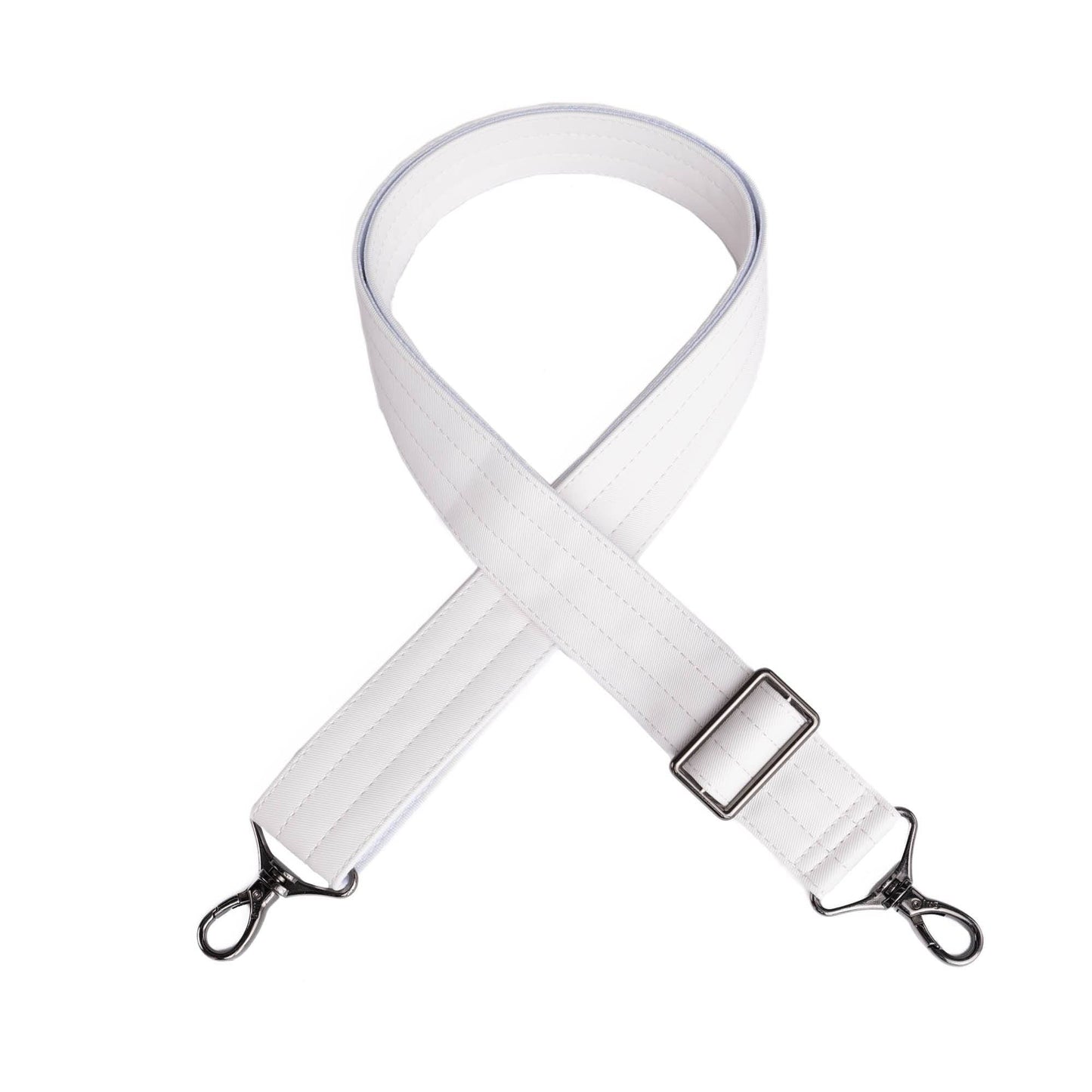 Adjustable Webbed Satin Luxe VL Bag Strap - 1.5