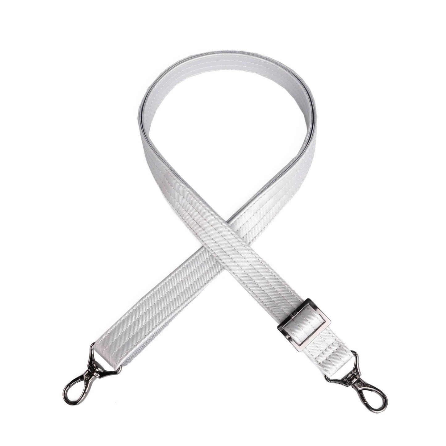 Adjustable Webbed Satin Luxe VL Bag Strap - 1