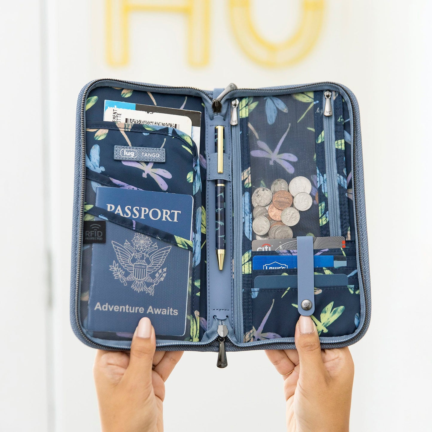 Tango Matte Luxe VL Travel RFID Wallet