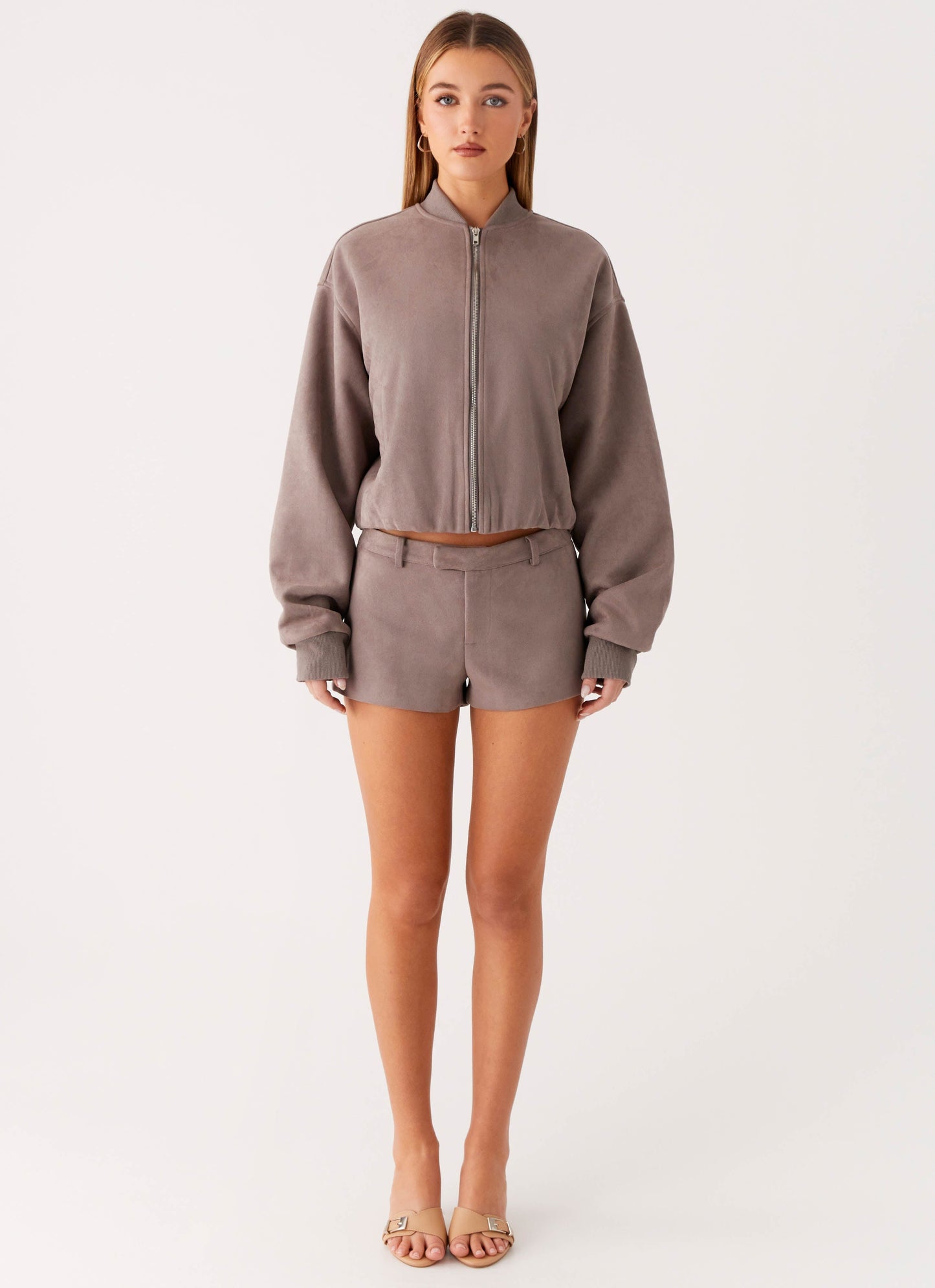 Thats Chill Mini Shorts - Brown