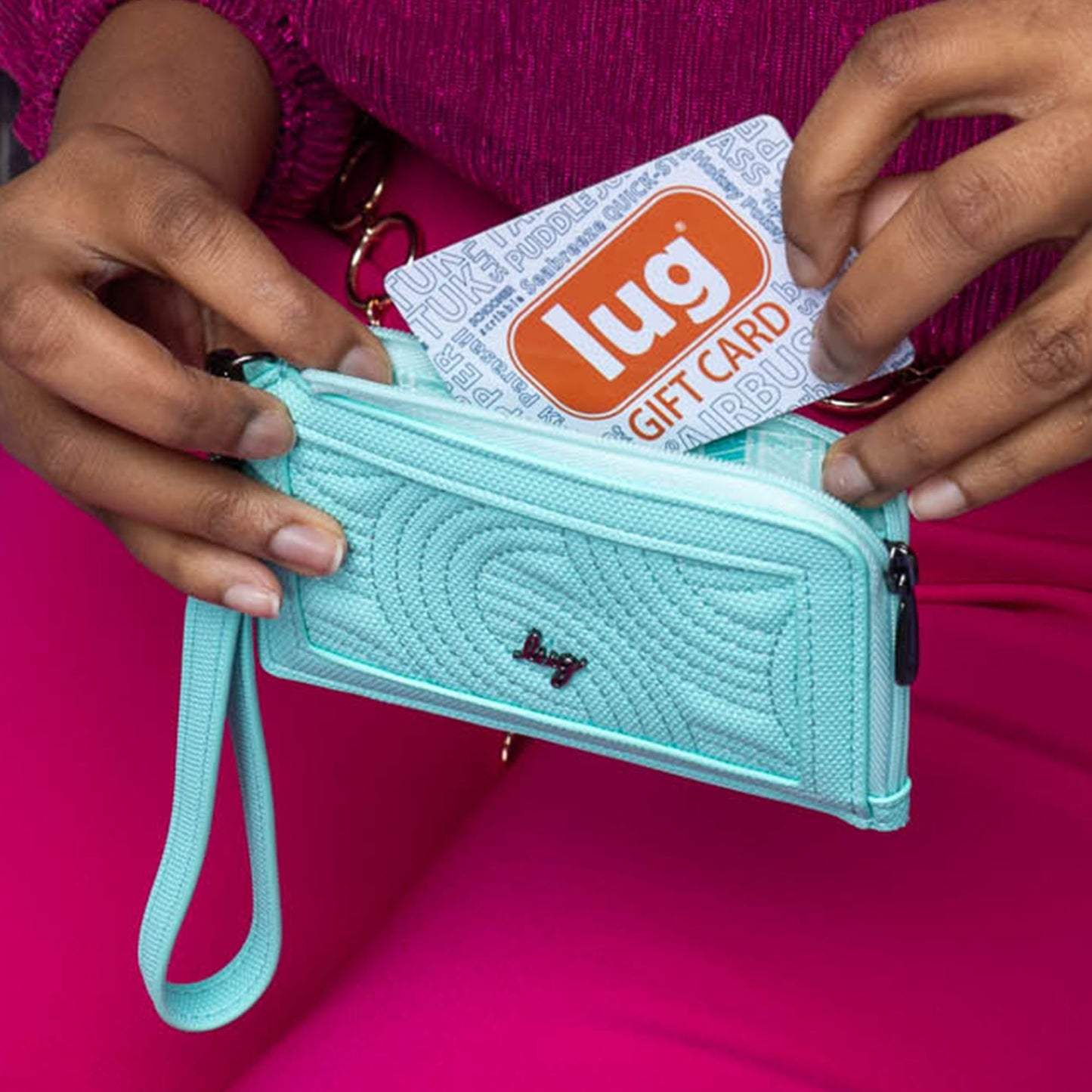 Twirl Matte Luxe VL RFID Wristlet Wallet