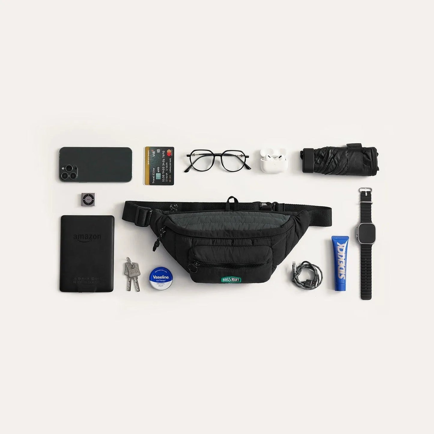(FREE GIFT) Walker 2.5L Quilted Fanny Pack