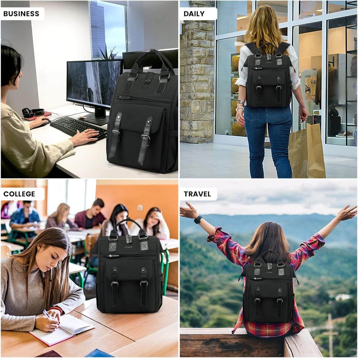 Lona Ⅱ Laptop Backpack, 15.6 17