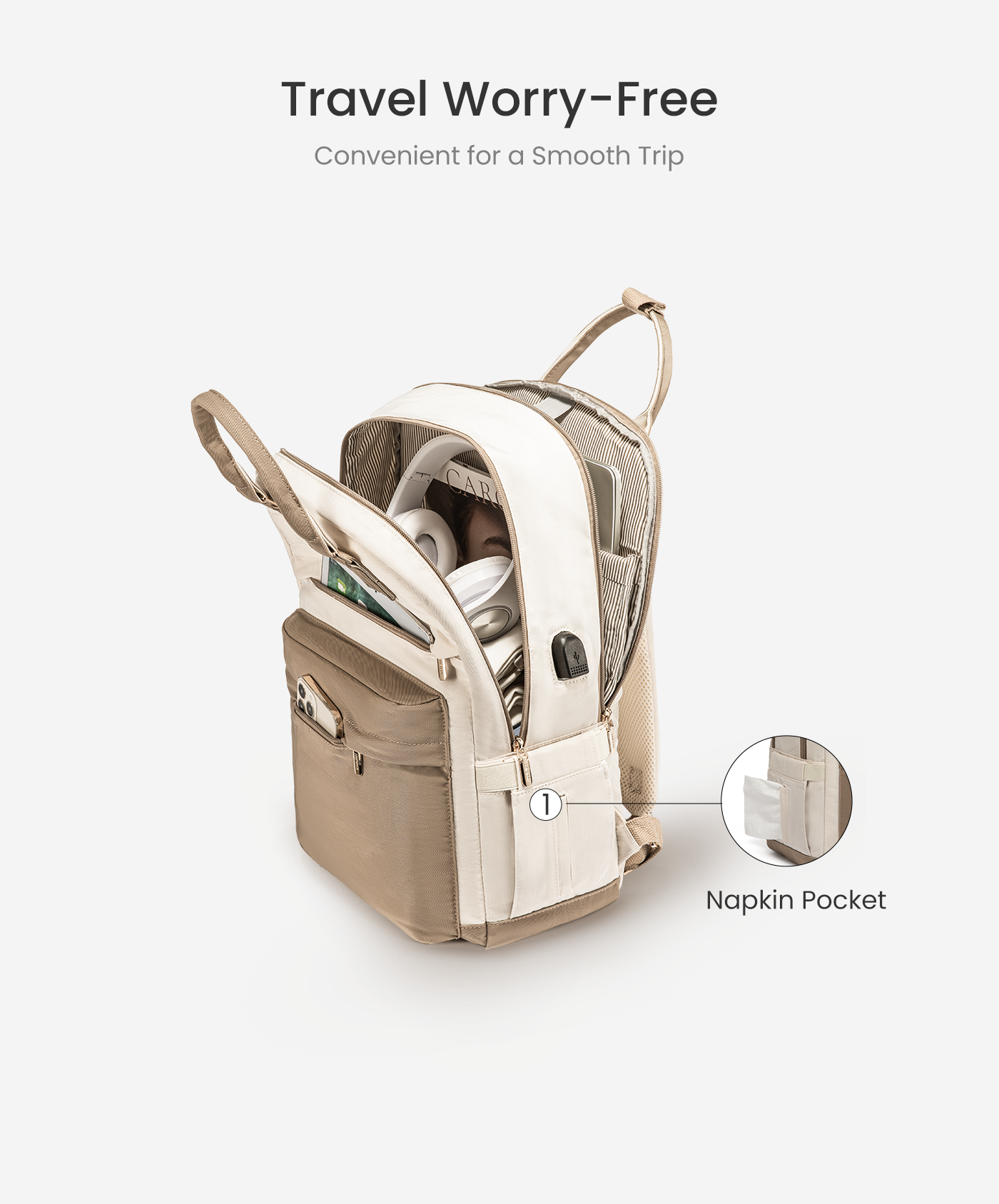 Molerolly Ⅰ Laptop Backpack, 15.6 17.3