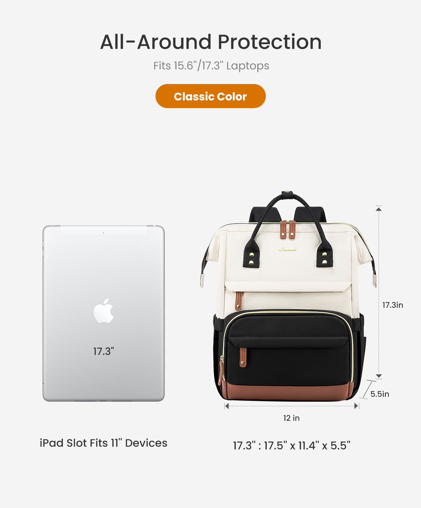 Lantana Laptop Backpack, 15.6 17