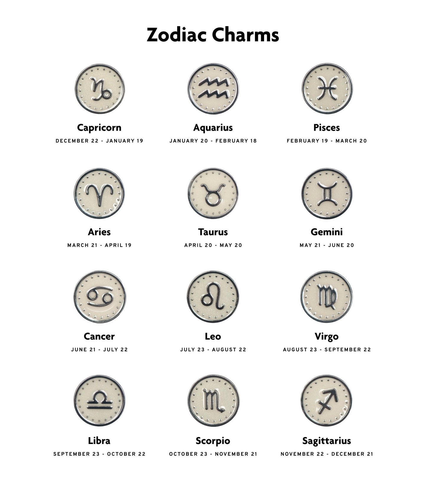 Lug Zodiac Bag Charm