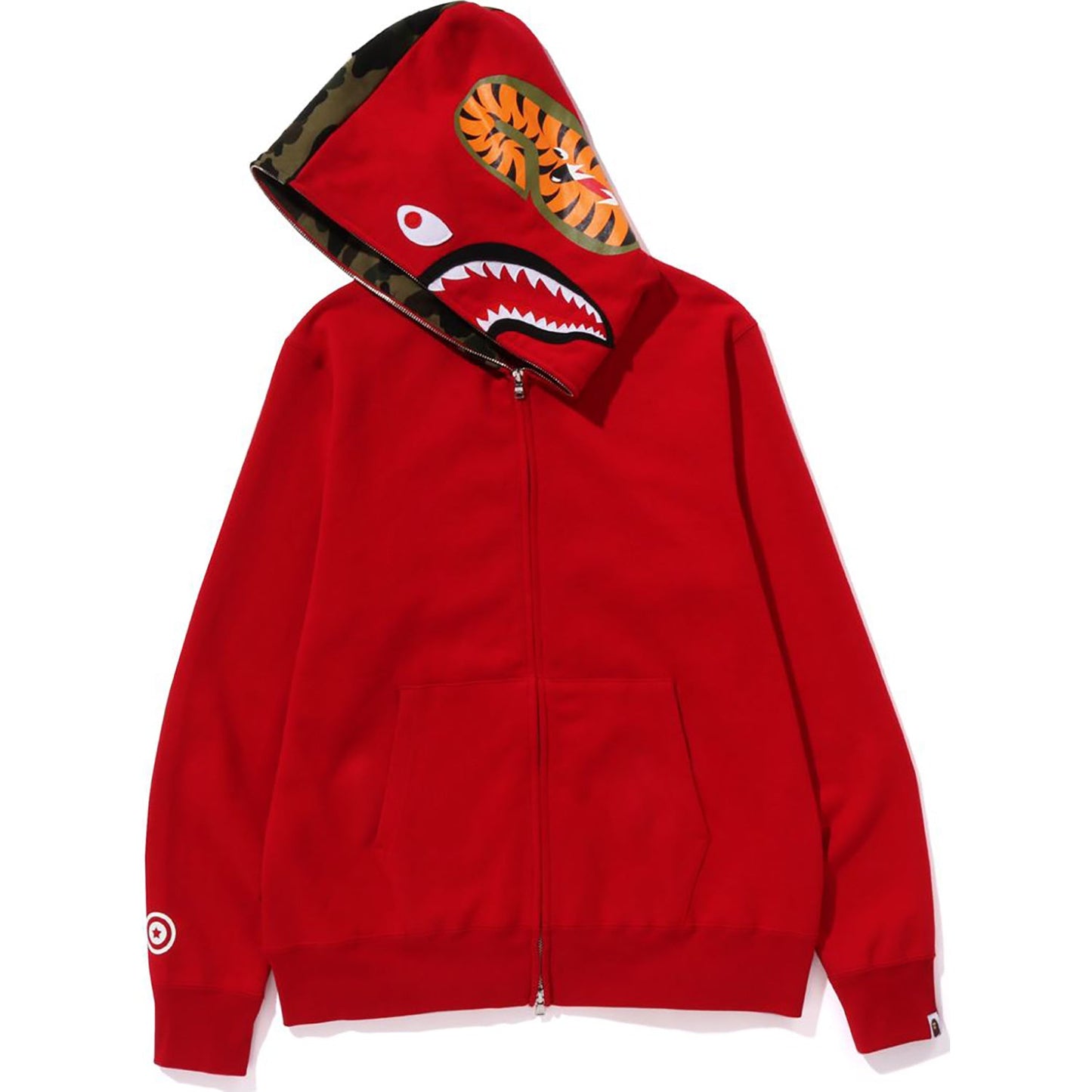 SHARK FULL ZIP HOODIE MENS