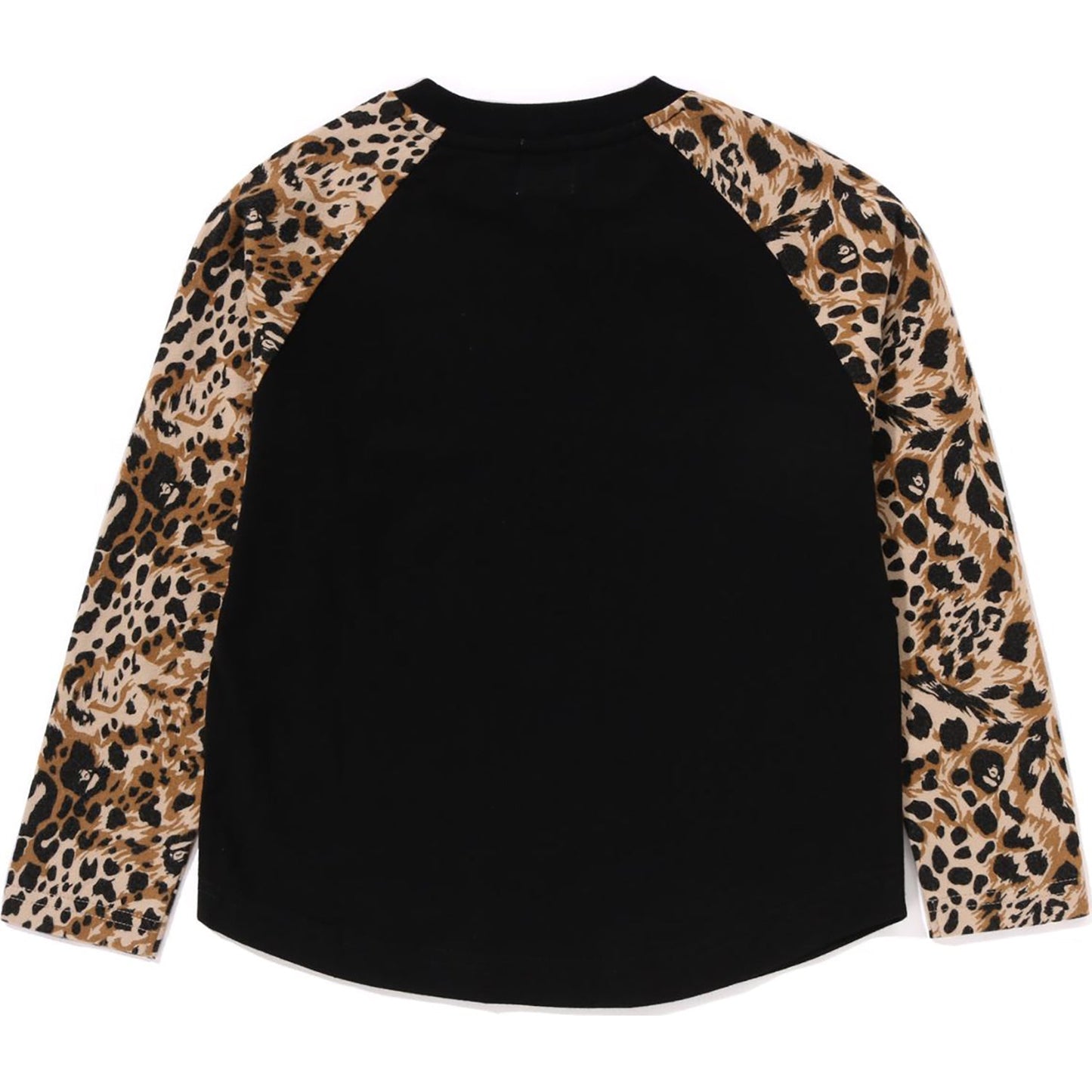 WILD LEOPARD PATTERN BABY MILO RAGLAN LS TEE KIDS