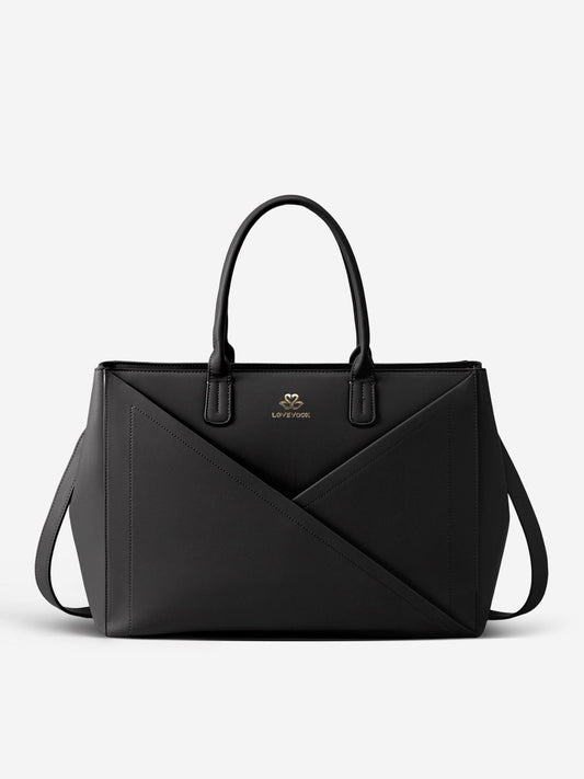 PU Leather Work Bag, 15.6 17.3