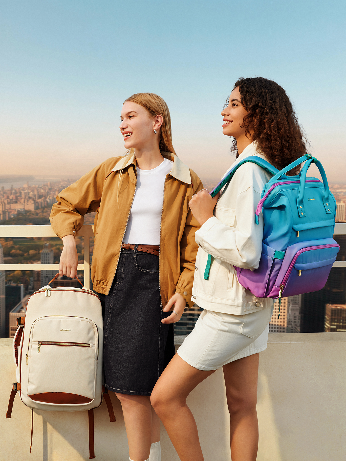 4Pcs, 40/50L Freyja Laptop Travel Backpack, 17 18--Personalization