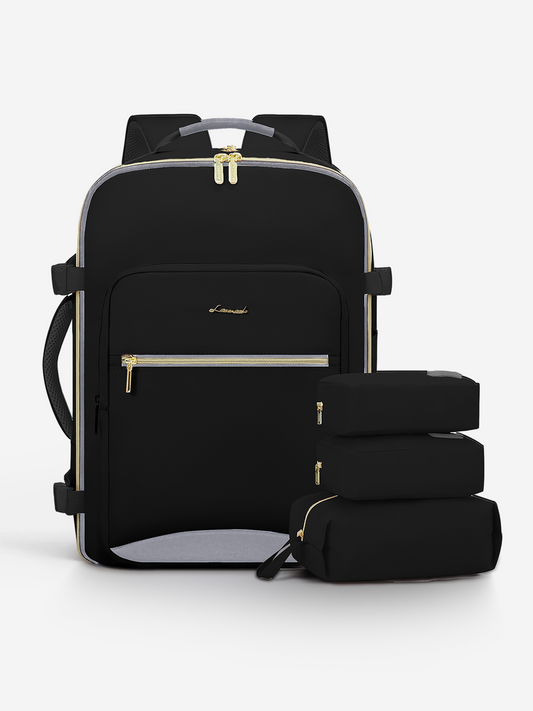 4Pcs, 40/50L Freyja Laptop Travel Backpack, 17 18