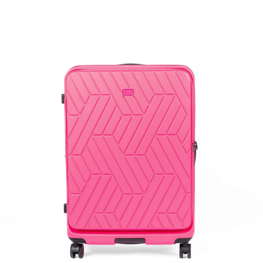 Box Truck Hard Sided Wheelie Checked Bag