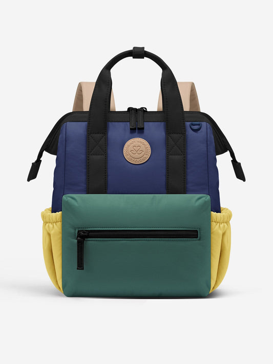 Mini Preschool Backpack, Blue-green-yellow