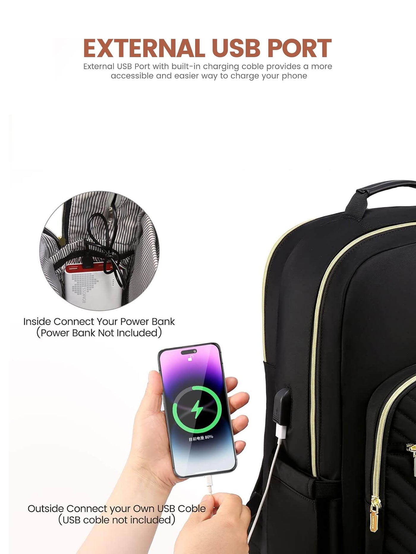 (50% Off? Free?)The V Laptop Backpack, 15.6-17.3(US Only)