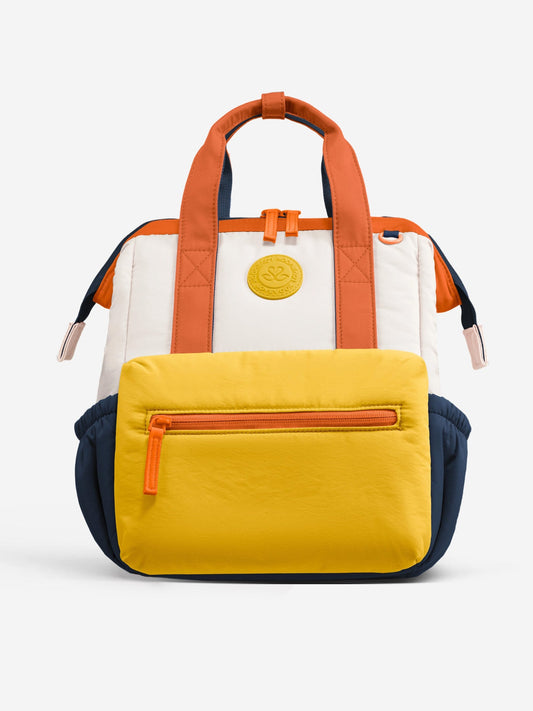 Mini Preschool Backpack, Beachside Orange-blue