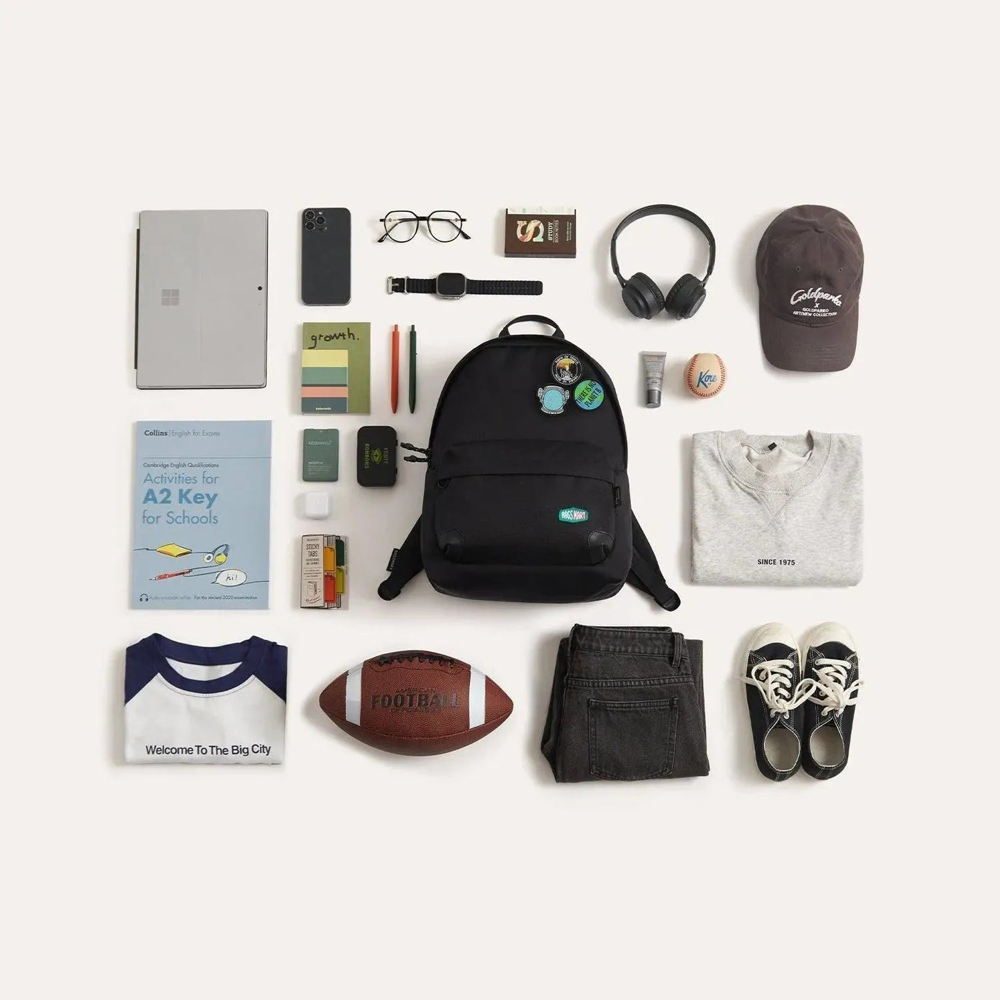 (FREE GIFT）Cordura® Campus Backpack with Laptop Sleeve