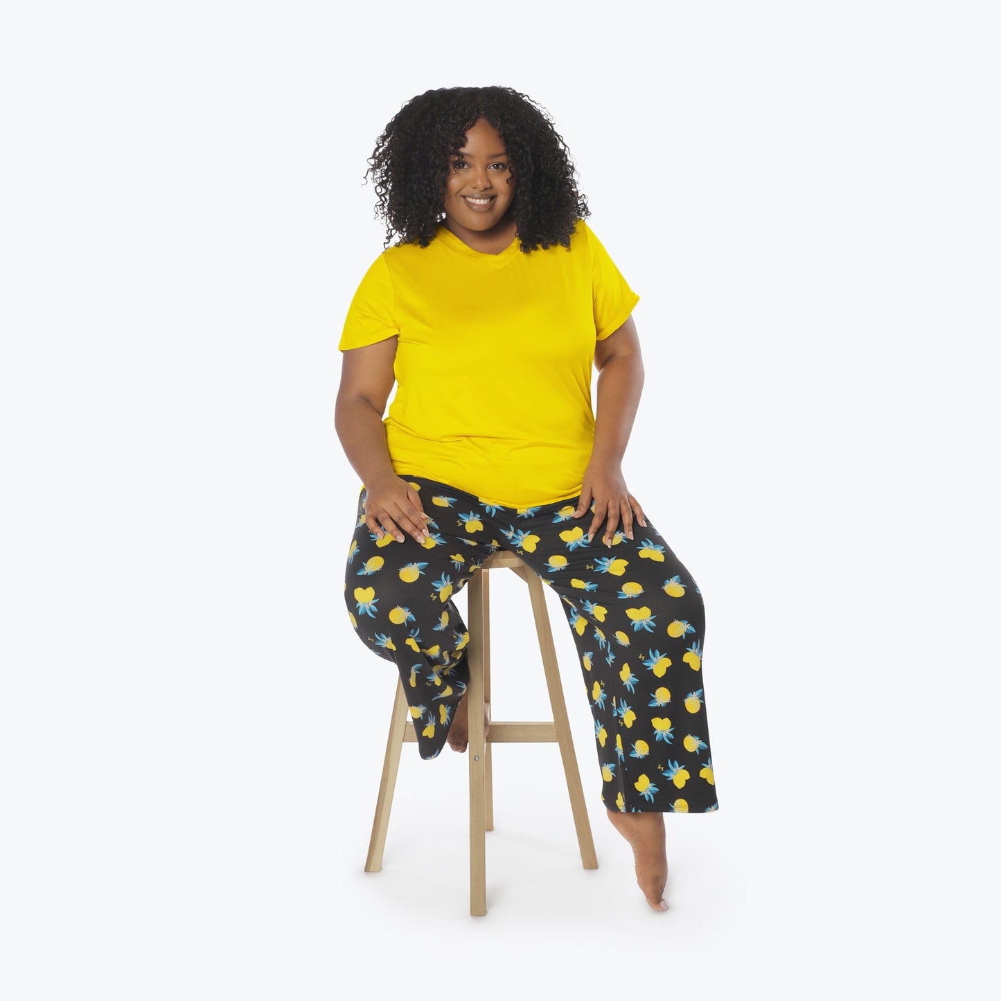 Boomerang Relaxed Tee & Cropped Pants Set