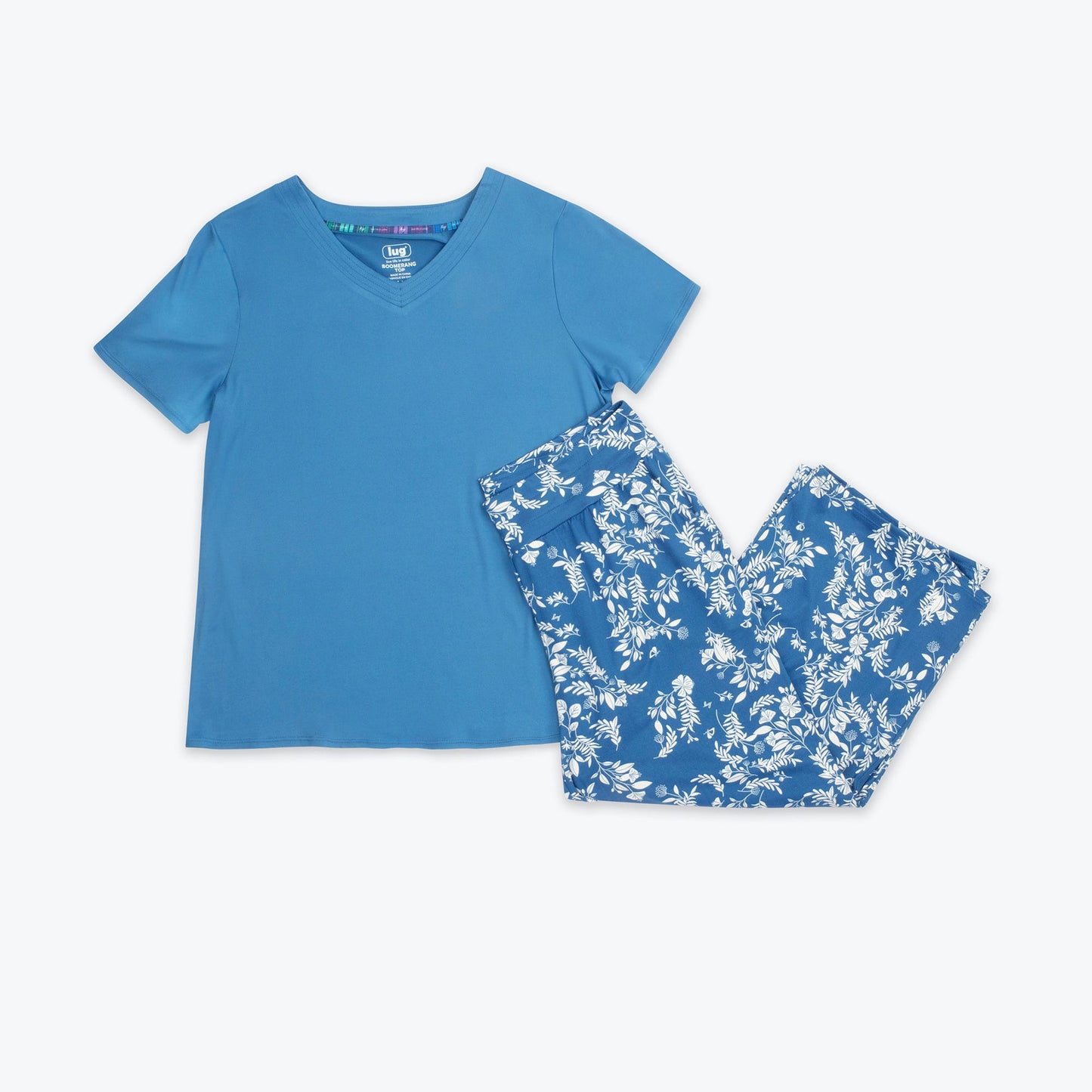 Boomerang Relaxed Tee & Cropped Pants Set