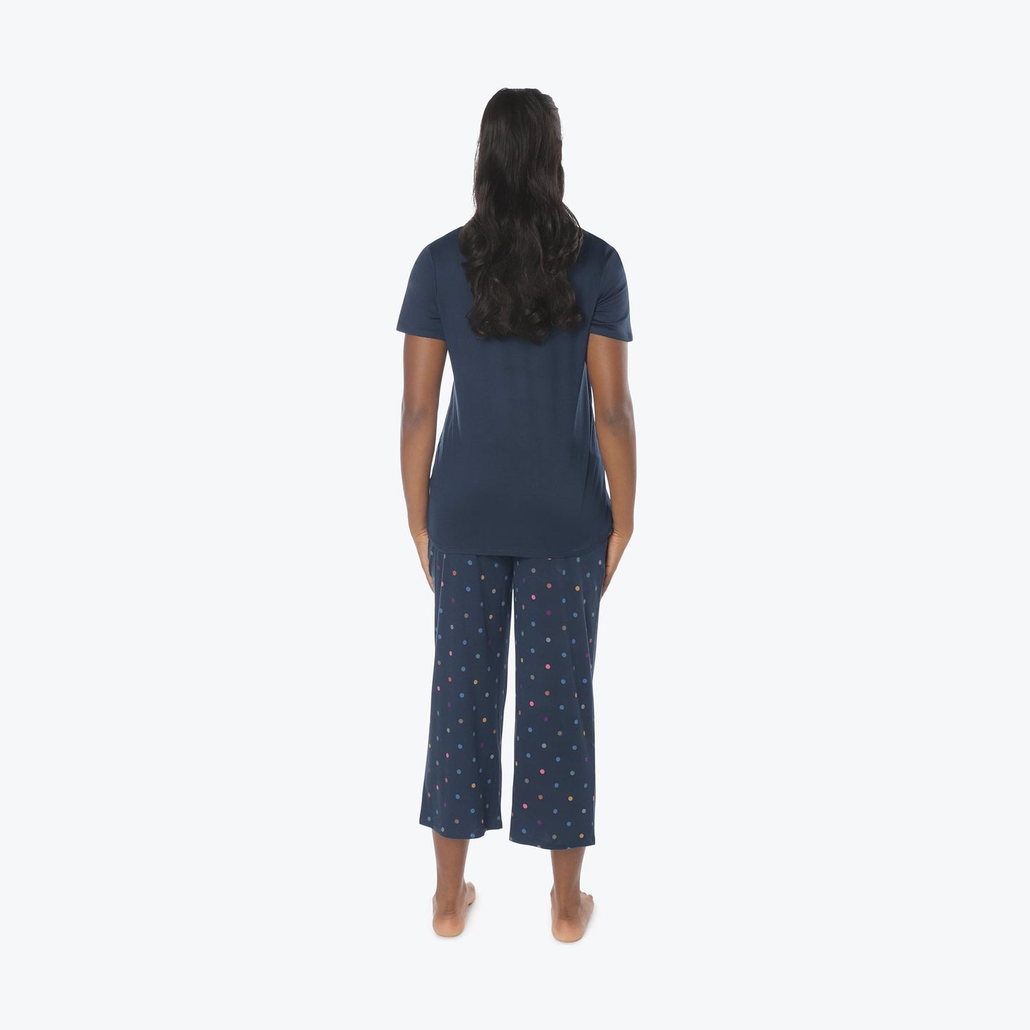 Boomerang Relaxed Tee & Cropped Pants Set