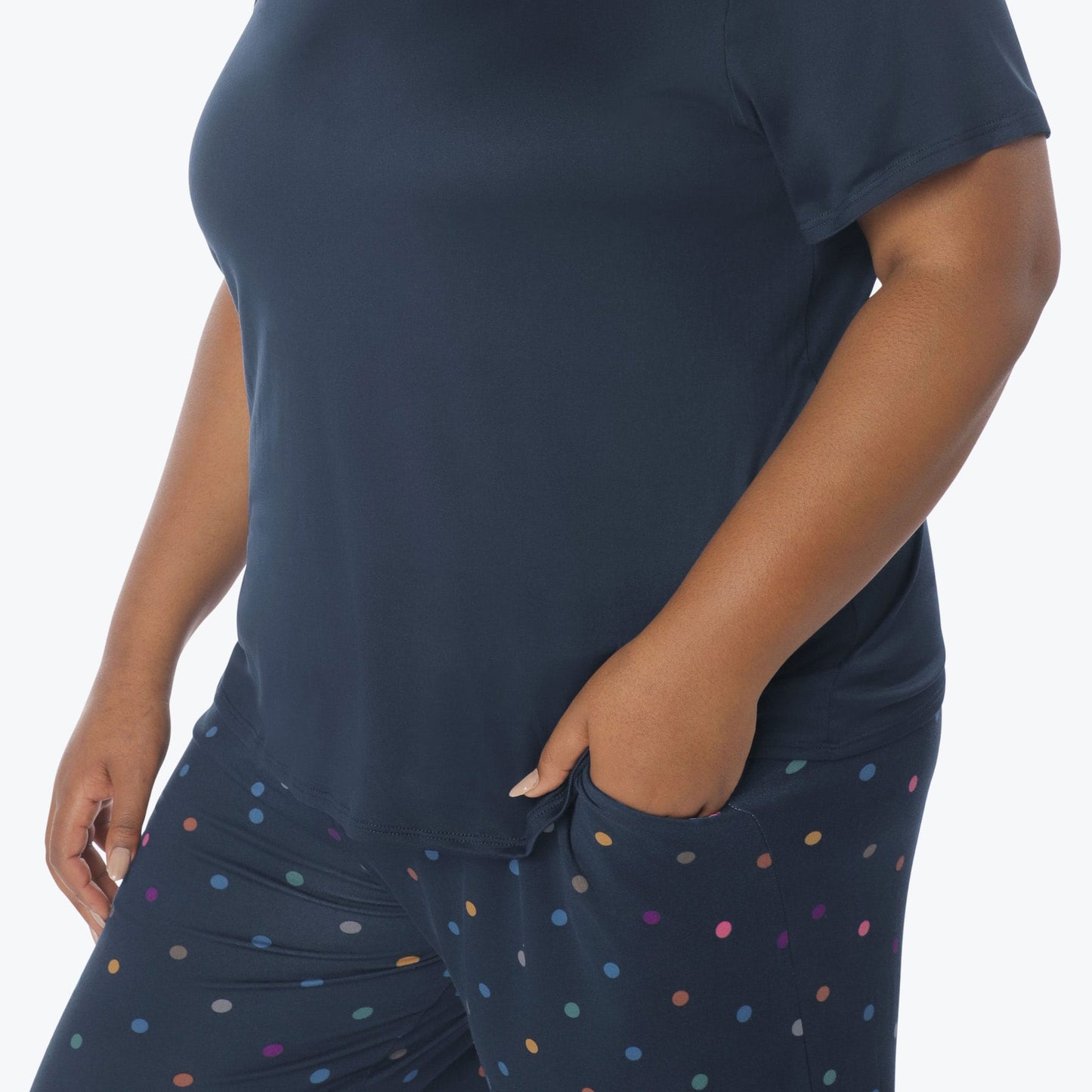 Boomerang Relaxed Tee & Cropped Pants Set