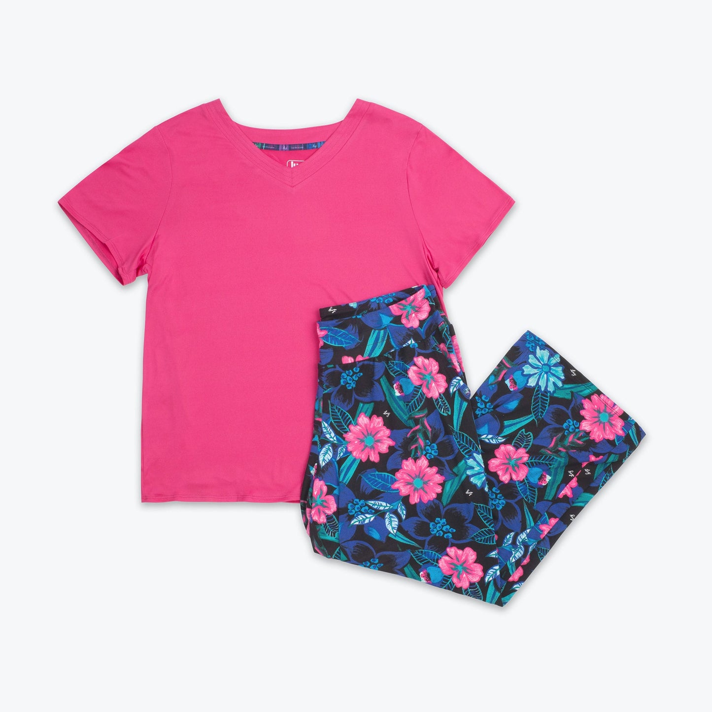 Boomerang Relaxed Tee & Cropped Pants Set