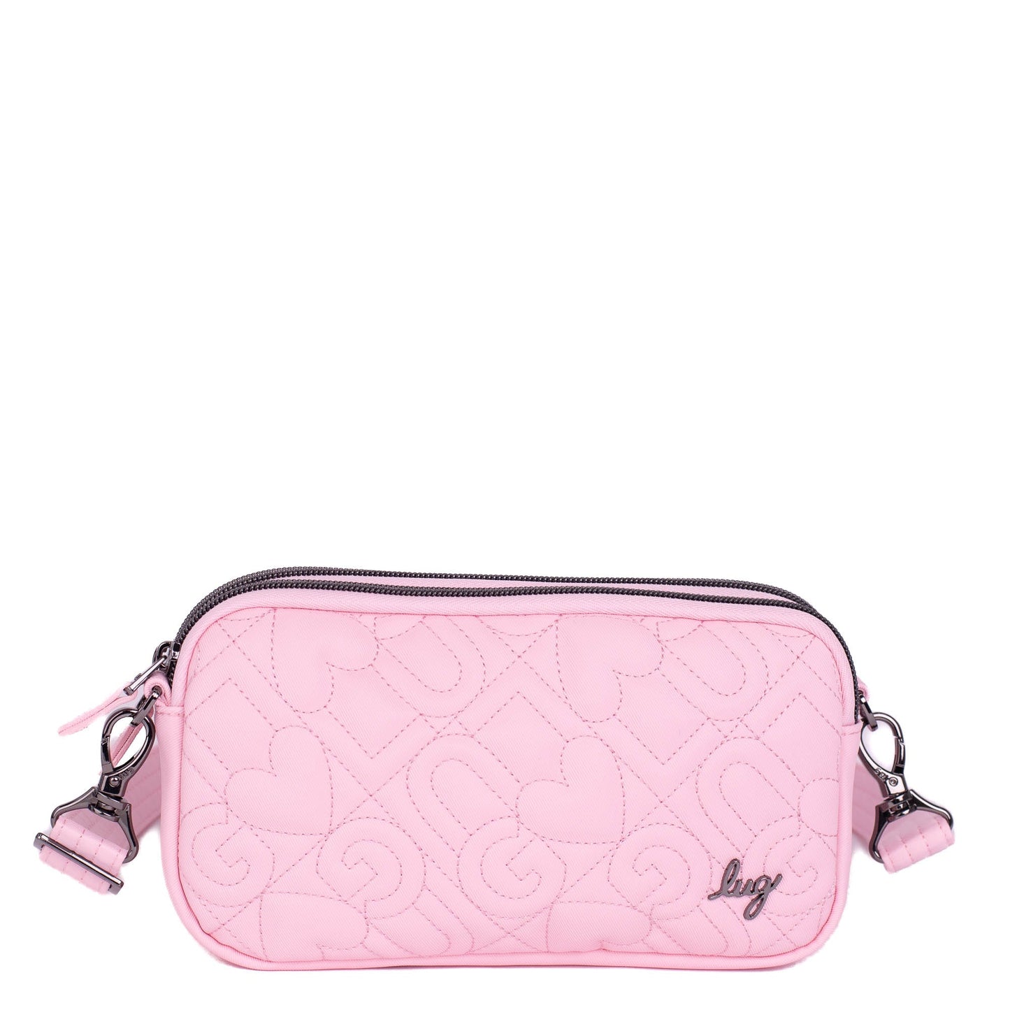 Coupe XL Love Satin Luxe Convertible Crossbody Bag