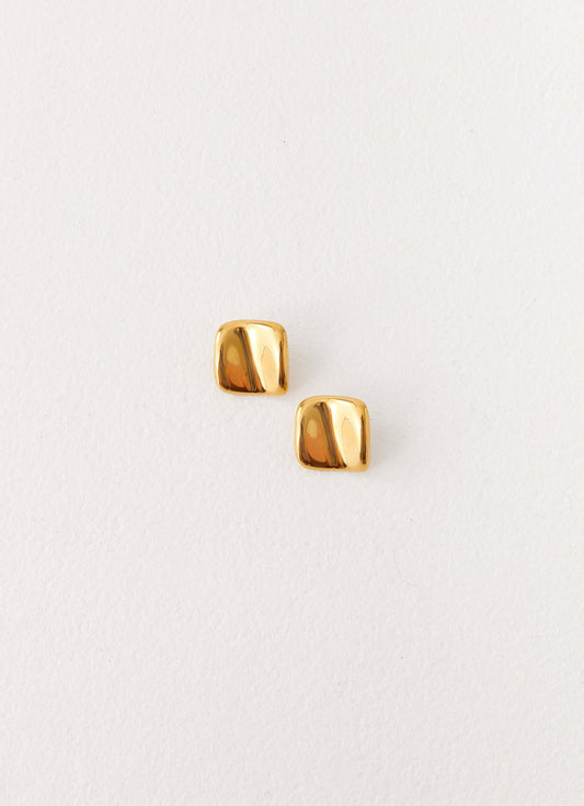 Define Earrings - Gold