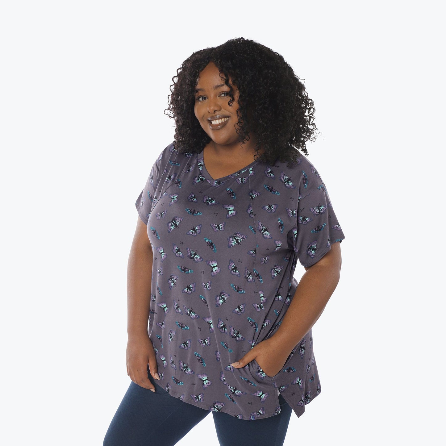 Hopper High Low Tunic Top