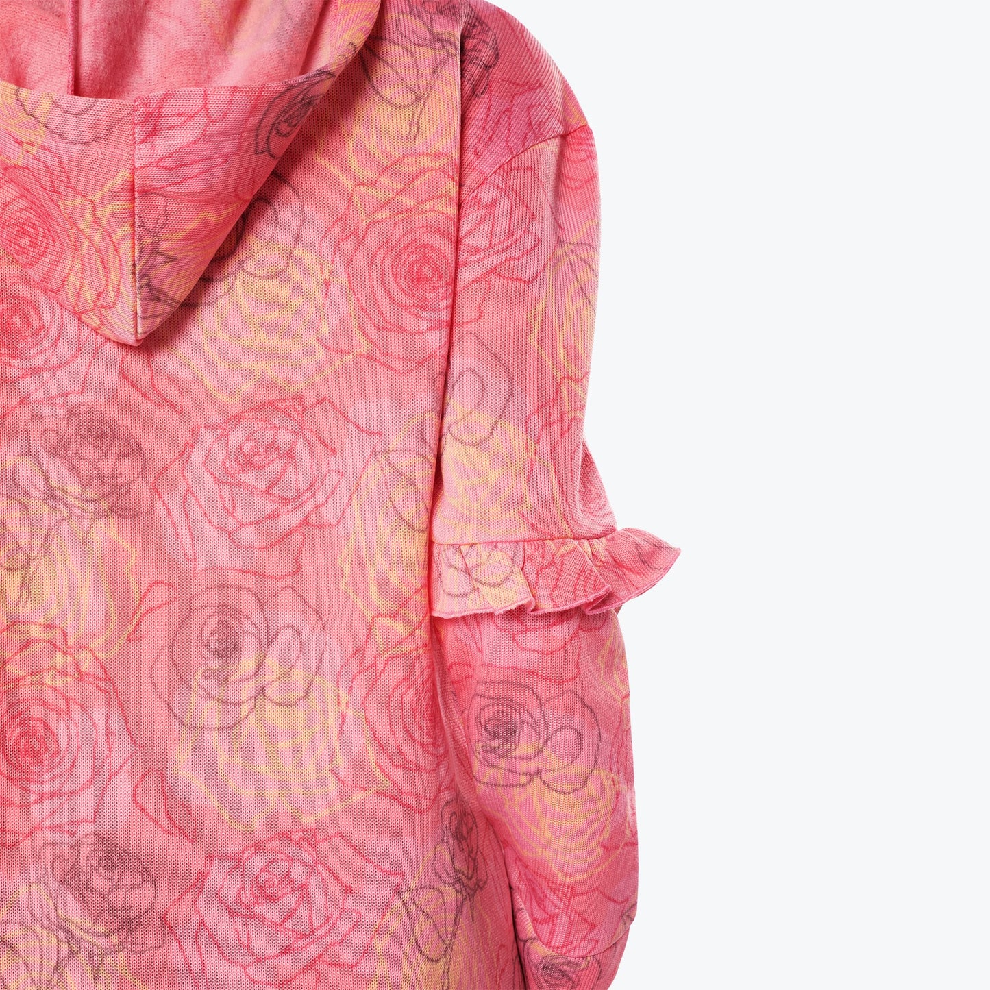 Peekaboo Sweater Fleece Tunic Hoodie