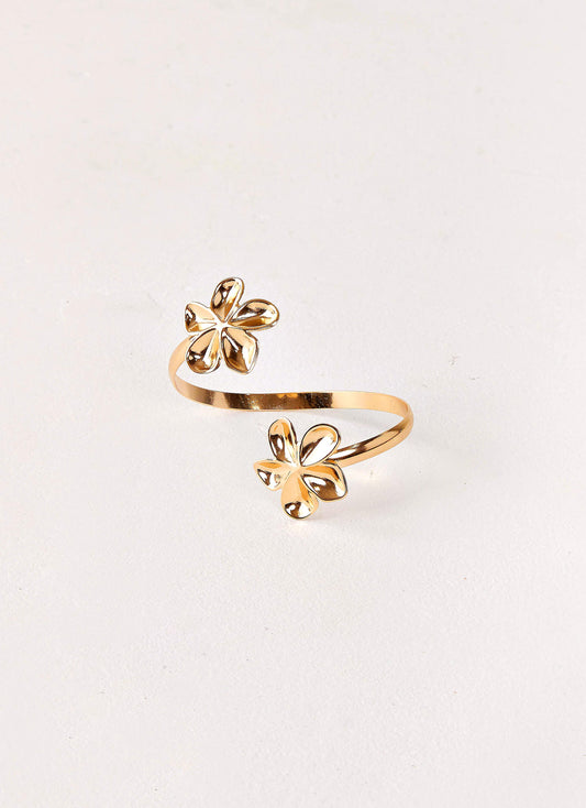 Saffire Bangle - Gold