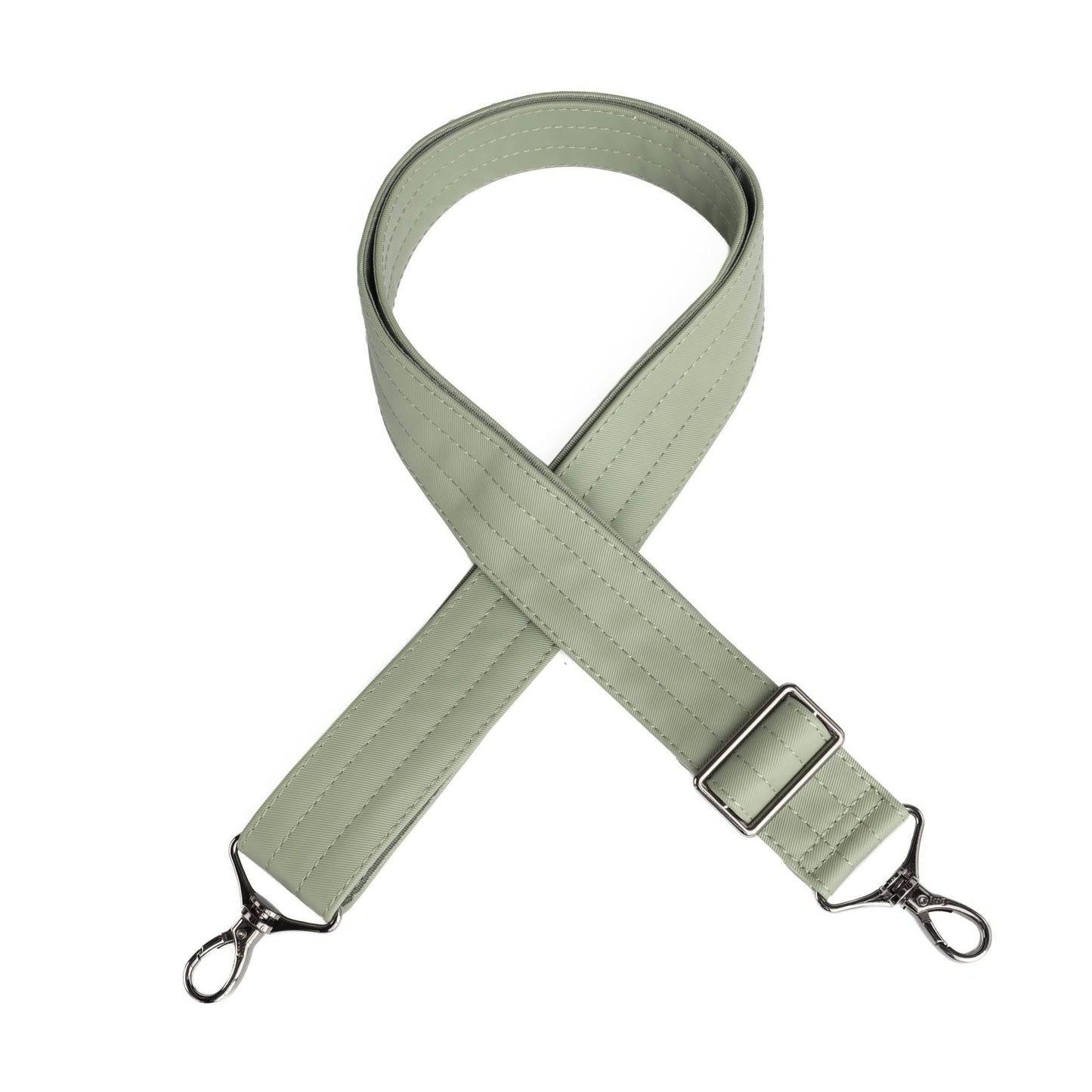 Adjustable Webbed Satin Luxe VL Bag Strap - 1.5