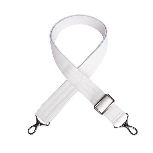 Adjustable Webbed Satin Luxe VL Bag Strap - 1.5