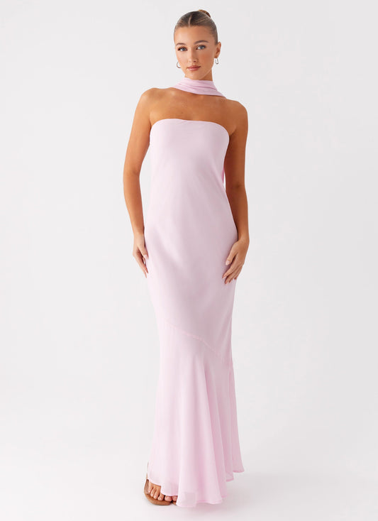 Under The Pagoda Maxi Dress - Pink
