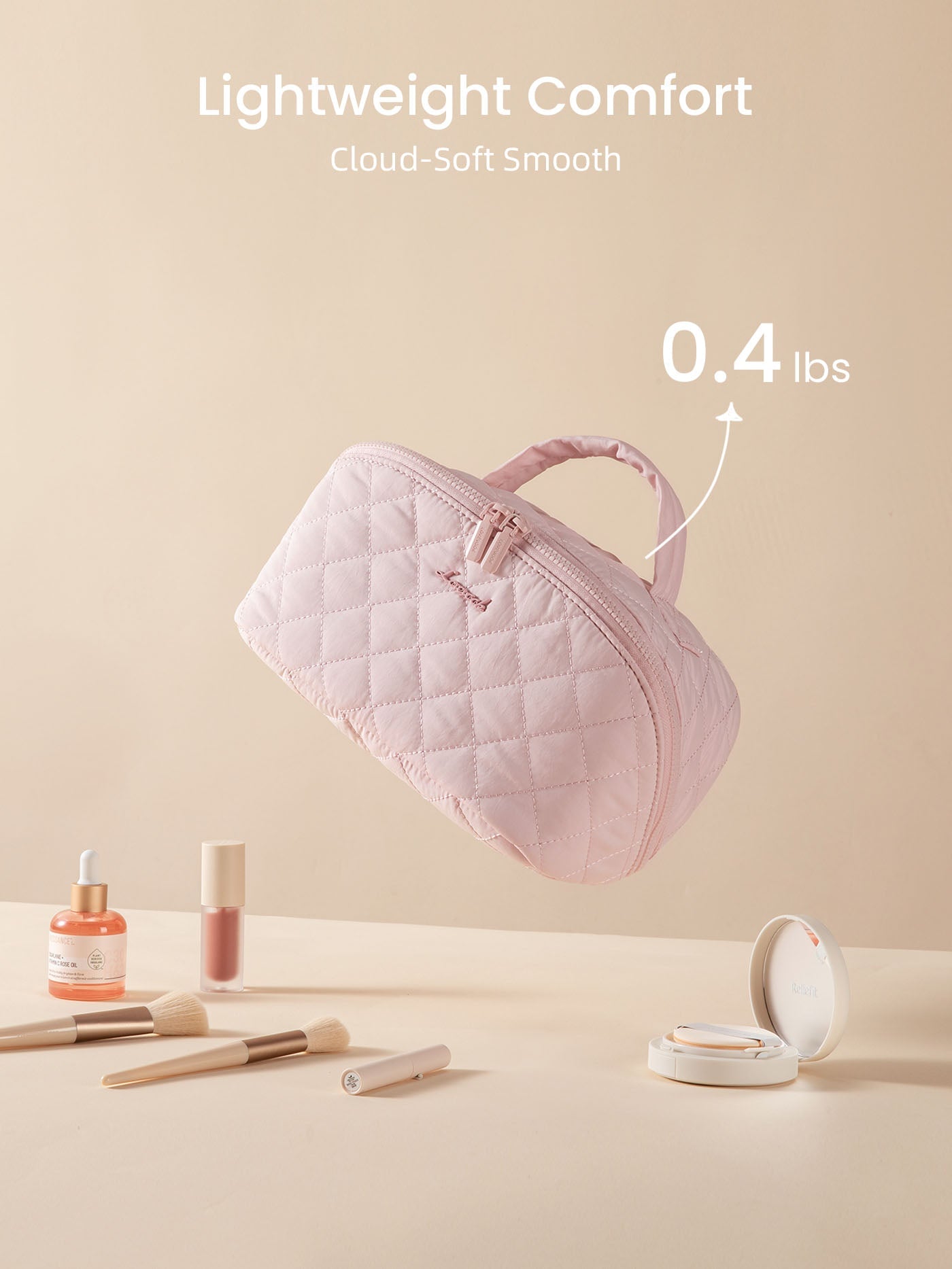 2Pcs Travel Makeup Bag